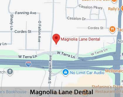 Map image for Find a Dentist in O'Fallon, MO
